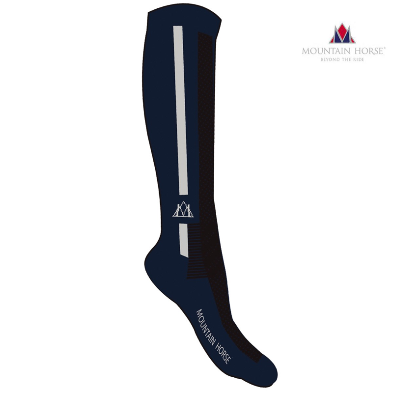Mountain Horse Summer Long Sock - Black