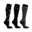 Mark Todd Socks 3 Pack - Black/Silver