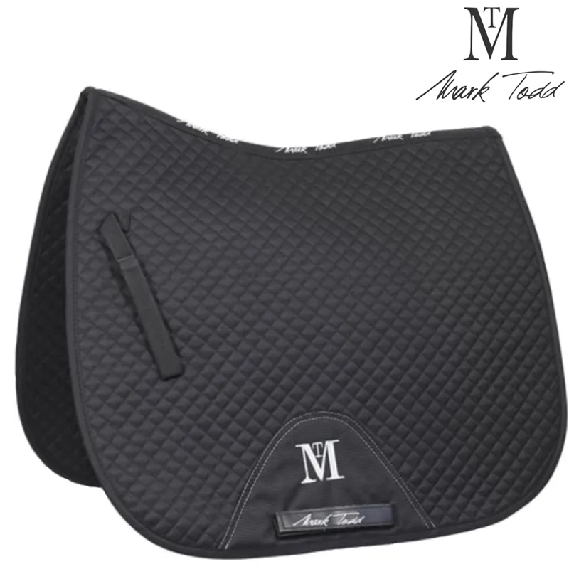Mark Todd Super Cotton High Wither Saddlepad Dressage - Black