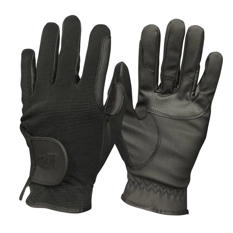 Mark Todd Children's Super Riding Gloves - Black