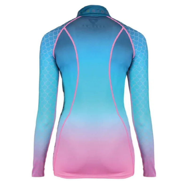 Aubrion Hyde Park Cross Country Shirt - Mermaid-1