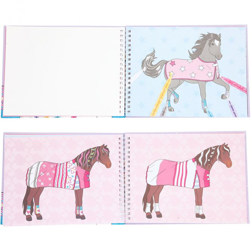 Miss Melody Glitter Doodle Book With Gel Pen Set-4