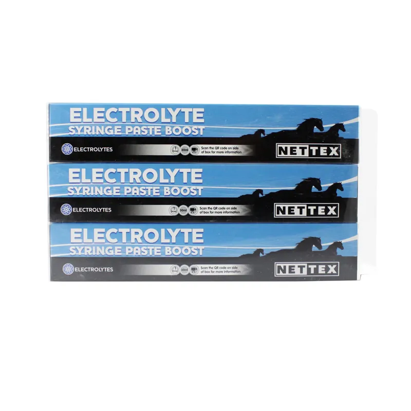 Nettex Electrolyte Syringe Paste Boost - 3 x 30 ml