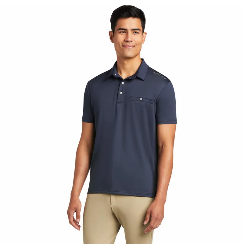 Ariat Men's Norco Polo Shirt - Blue Nights