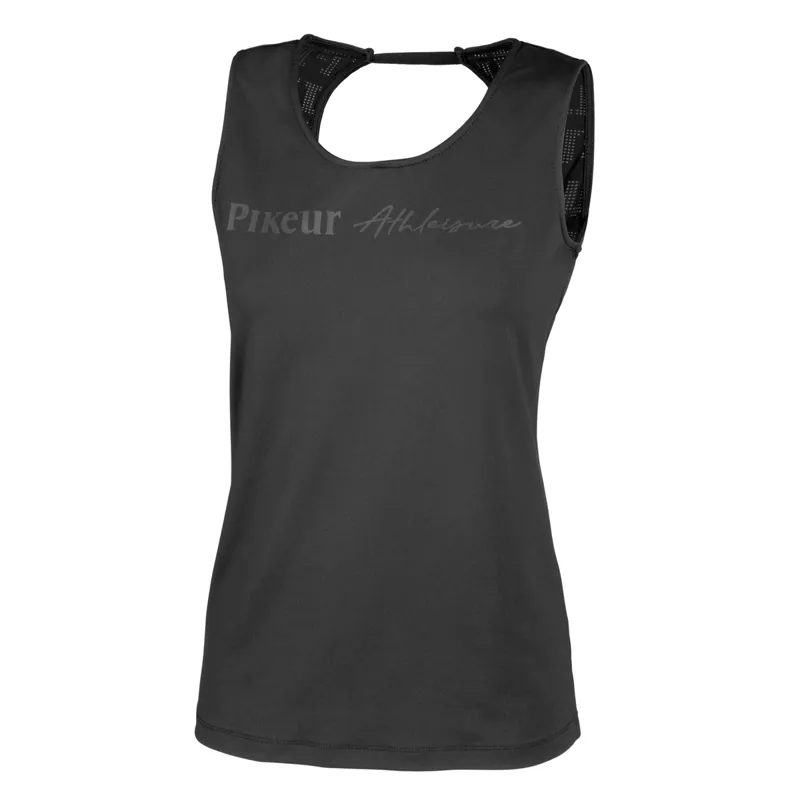 Pikeur Omal Athleisure Laser Cut Top - Black 