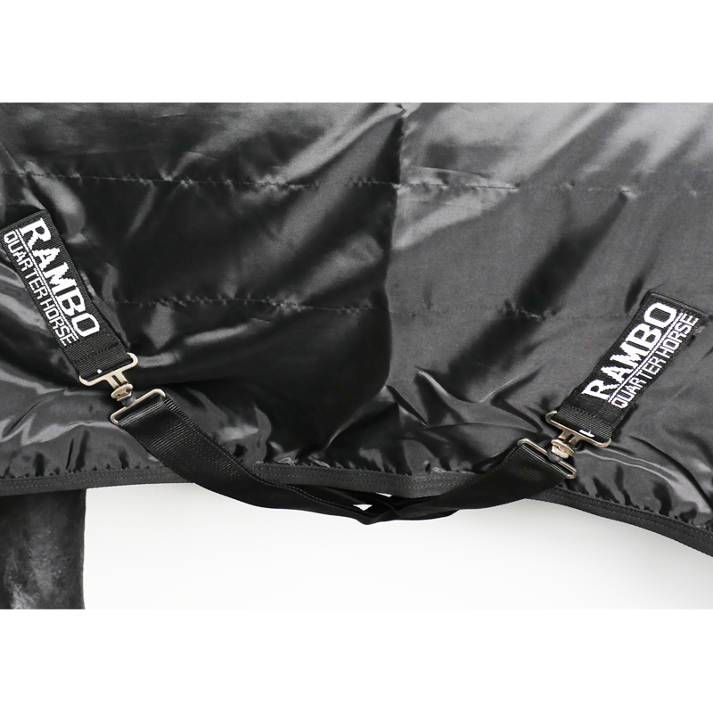 Horseware Rambo Quarter Horse Nylon Sheet - Black - 6ft10-2