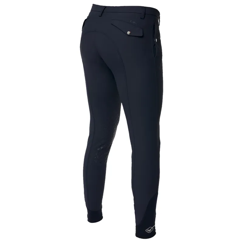 LeMieux Elite Mens Classic Pleated Breech - Navy-2