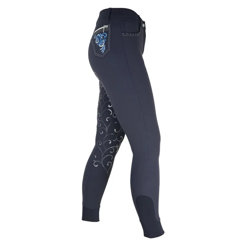 Hy Performance Chester Ladies Breeches - Navy