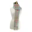 Hy Equestrian Ladies Supersoft Tartan Scarf in Blue/Fawn/Coral
