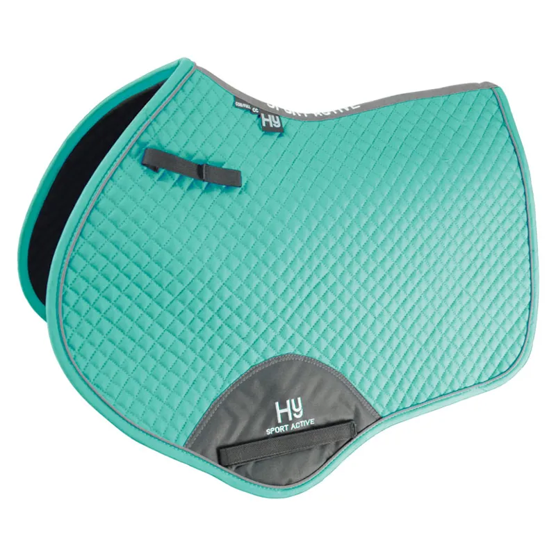 Hy Sport Active Close Contact Saddlepad - Emerald Green
