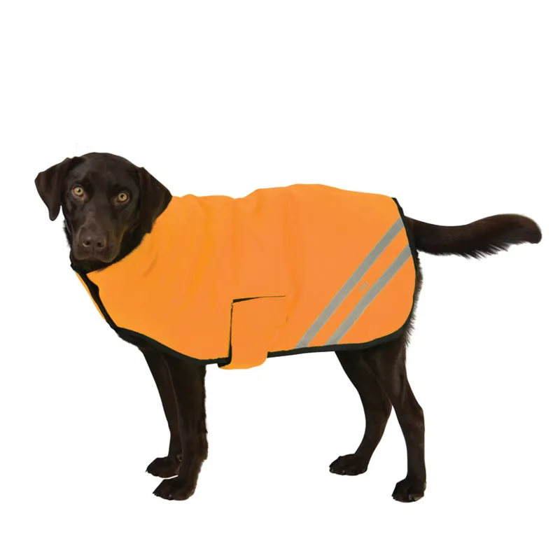 Hy Viz Reflector Waterproof Dog Rug Coat - Orange