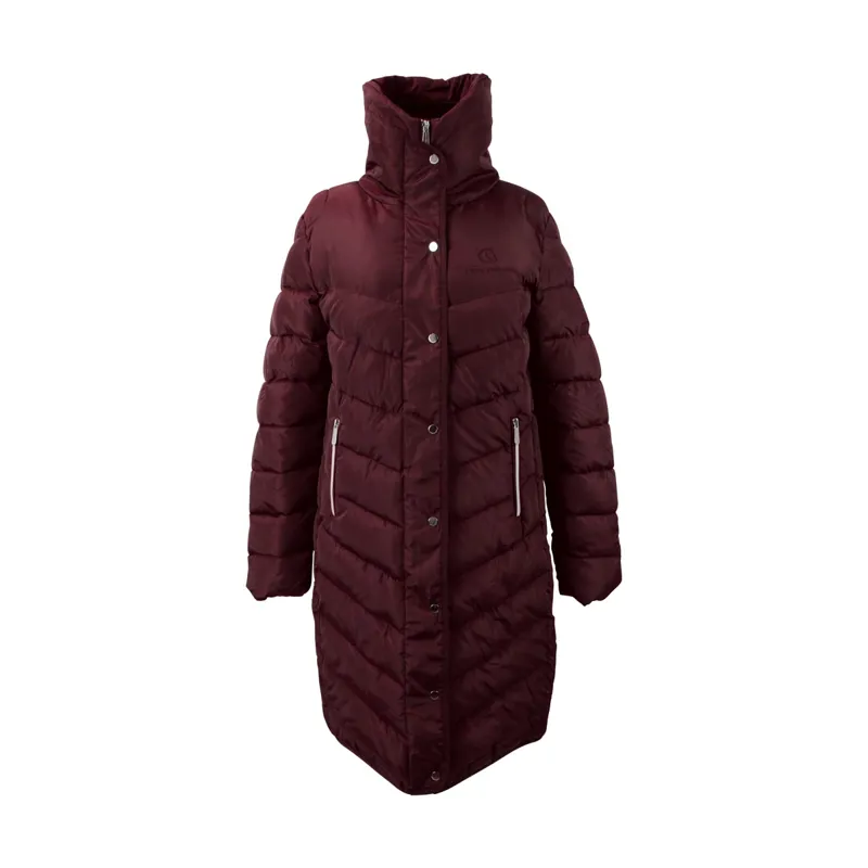 Coldstream Kimmerston Long Quilted Coat - Windsor Wine