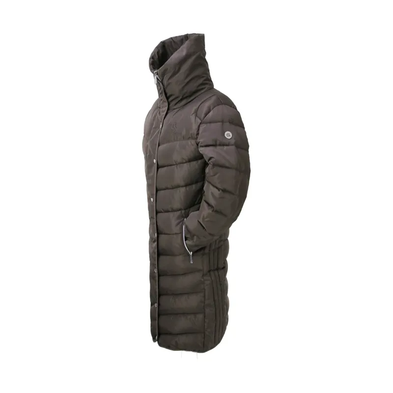 Coldstream Kimmerston Long Quilted Coat - Taupe-2