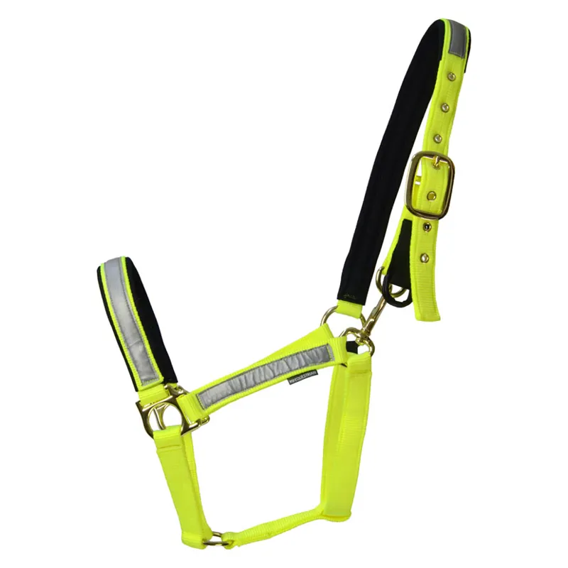 Hy Equestrian Reflective Fieldsafe Head Collar in Yellow