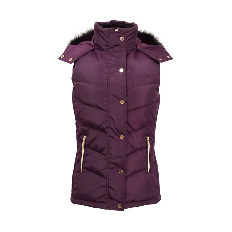 Coldstream Leitholm Quilted Gilet - Mulberry Purple
