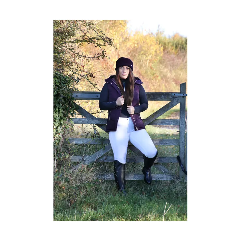 Coldstream Leitholm Quilted Gilet - Mulberry Purple-2
