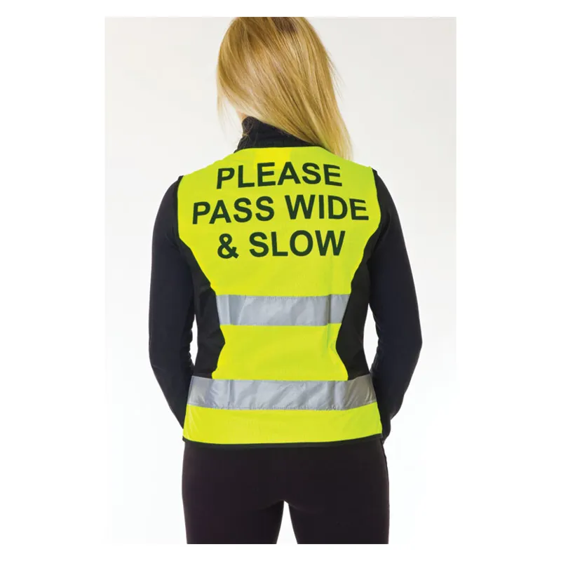 Hy Viz Please Pass Wide and Slow Waistcoat - Yellow