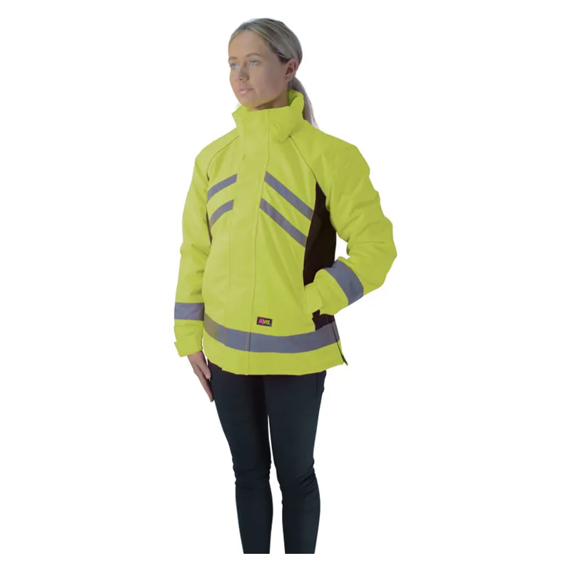 Hy Viz Waterproof Riding Jacket - Yellow/Black