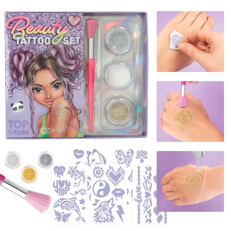TOPModel Glitter Tattoo Set BEAUTY and ME-5