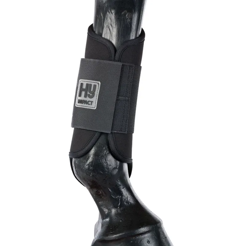 Hy Equestrian Brushing Boots - Black