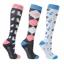 Hy Equestrian It's Raining Cats and Dogs Socks Pack of 3