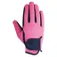 Hy Equestrian Belton Children's Riding Gloves - Navy/Pink