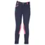 Hy Equestrian Belton Children's Jodhpurs - Navy/Pink
