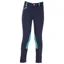 Hy Equestrian Belton Children's Jodhpurs - Navy/Teal