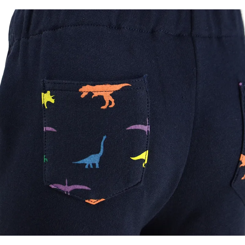 Hy Equestrian Dinosaur Tots Jodhpurs - Navy/Red/Orange/Green/Purple-2