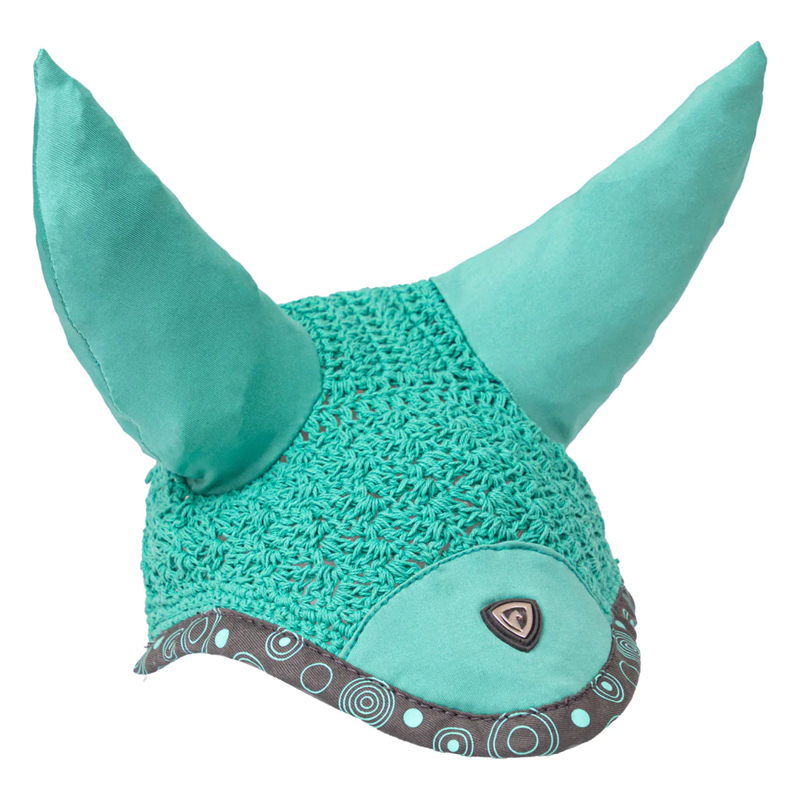 Hy Equestrian DynaMizs Ecliptic Fly Veil - Cobalt/Ocean