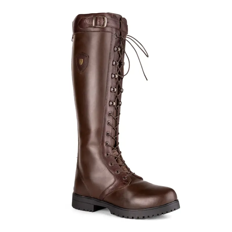 Shires Moretta Teramo Lace Boots - Dark Brown