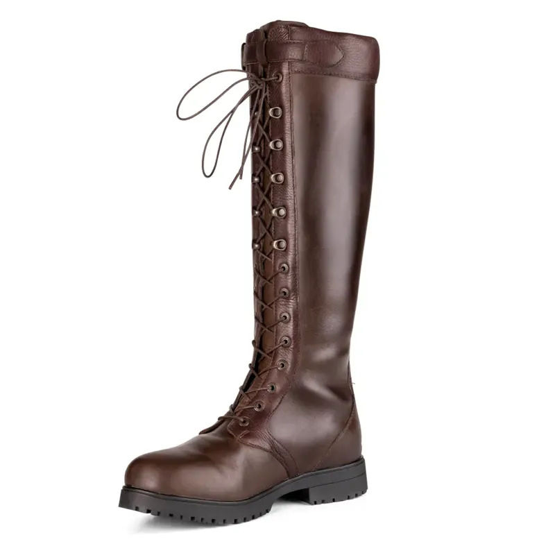 Shires Moretta Teramo Lace Boots - Dark Brown-1