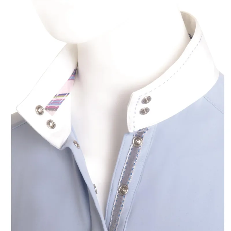 Tredstep Symphony Futura Long Sleeve Competition Shirt - Blue-1