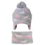 Hy Equestrian Flaine Hat And Headband Set - Grey