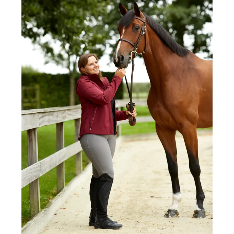 Ariat Women's Triton Grip Full Seat Breech - Plum Grey-2