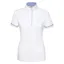 Tredstep Symphony Solo Society Short Sleeve Competition Shirt - White/Sky Blue
