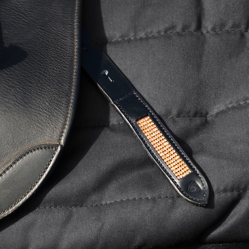 Hy Equestrian Rosciano Rose Gold Stirrup Leathers -3