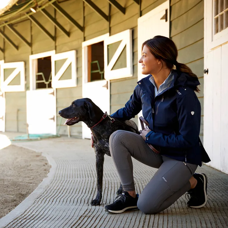 Ariat Women's Triton Grip Full Seat Breech - Plum Grey-3