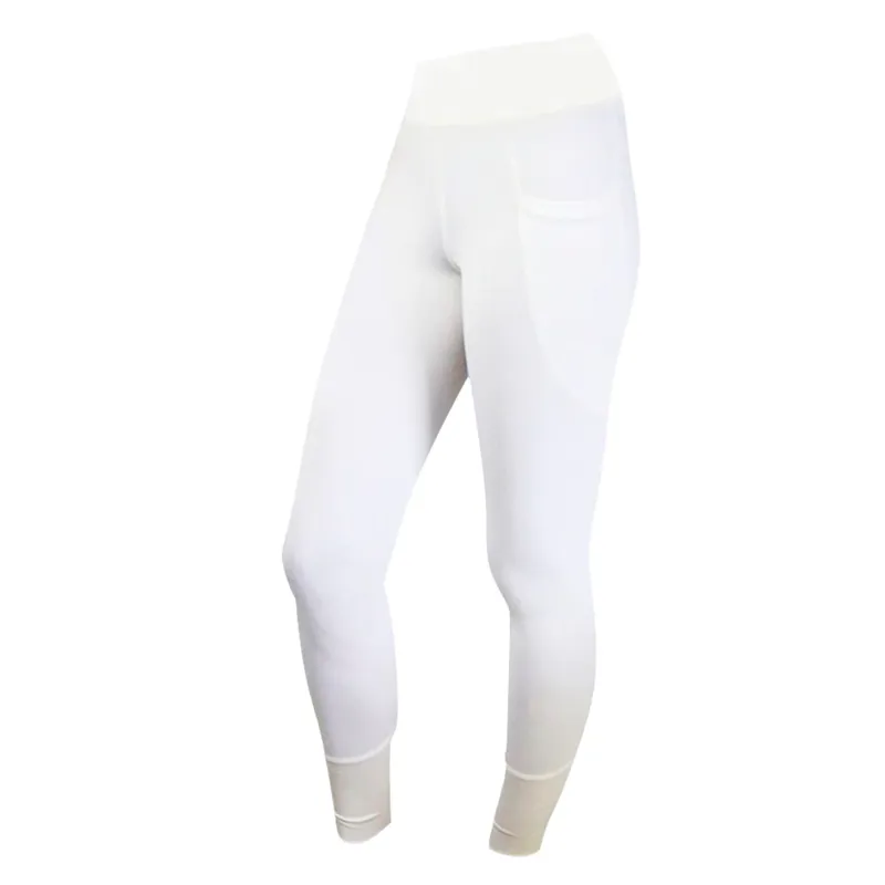 Hy Equestrian Selah Competition Riding Tights - White