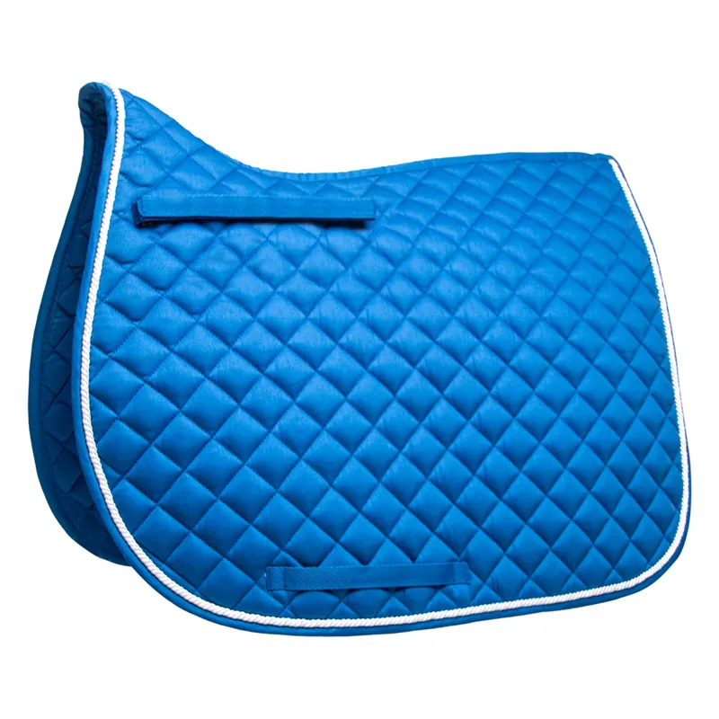 Hy Equestrian Splendid Showjump Saddlepad - Blue/White