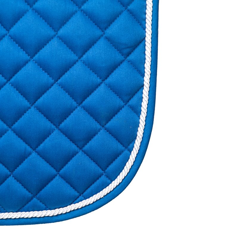 Hy Equestrian Splendid Showjump Saddlepad - Blue/White-1
