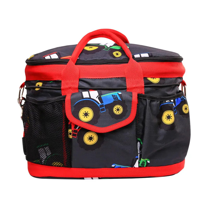 Hy Equestrian Tractor Collection Grooming Bag - Grey/Red