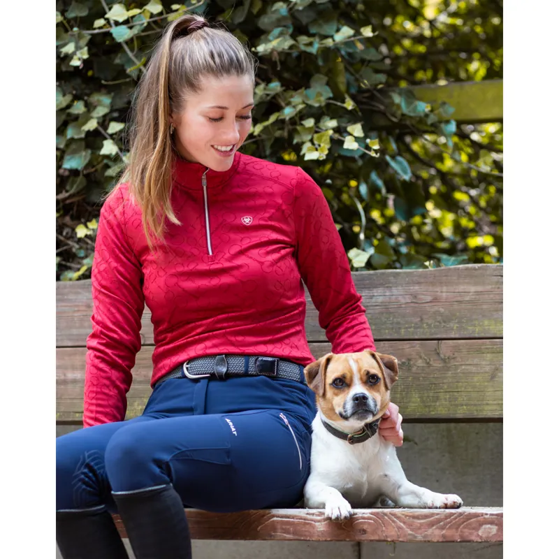 Ariat Women's Triton Grip Full Seat Breech - Navy-2