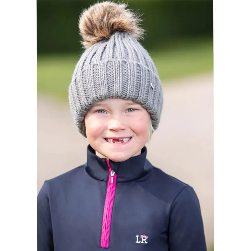 Hy Equestrian Valloire Children's Hat - Grey