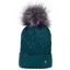 Hy Equestrian Vanoise Knitted Bobble Hat - Alpine Green