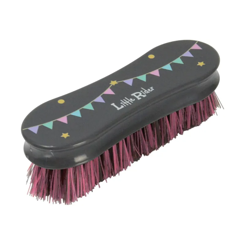 Little Rider Merry Go Round Face Brush - Grey/Pink