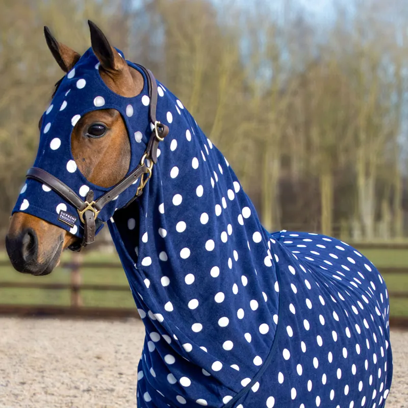 Supreme Products Dotty Fleece Hood - Noble Navy