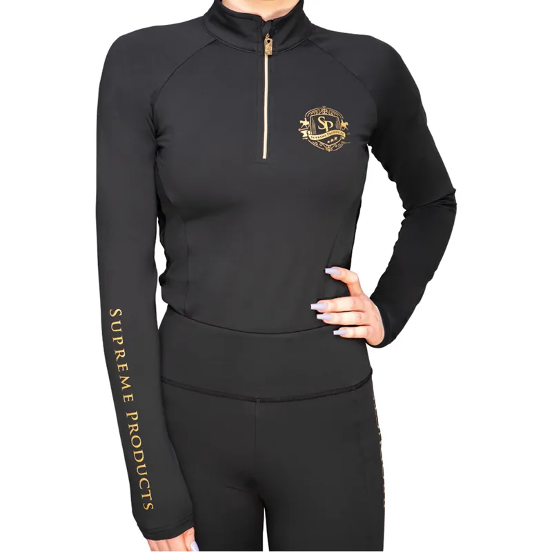 Supreme Products Active Show Rider Base Layer - Black/Gold