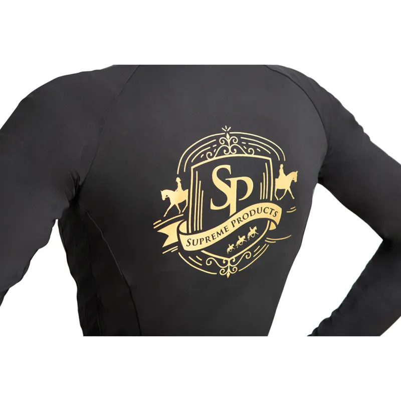 Supreme Products Active Show Rider Base Layer - Black/Gold-1