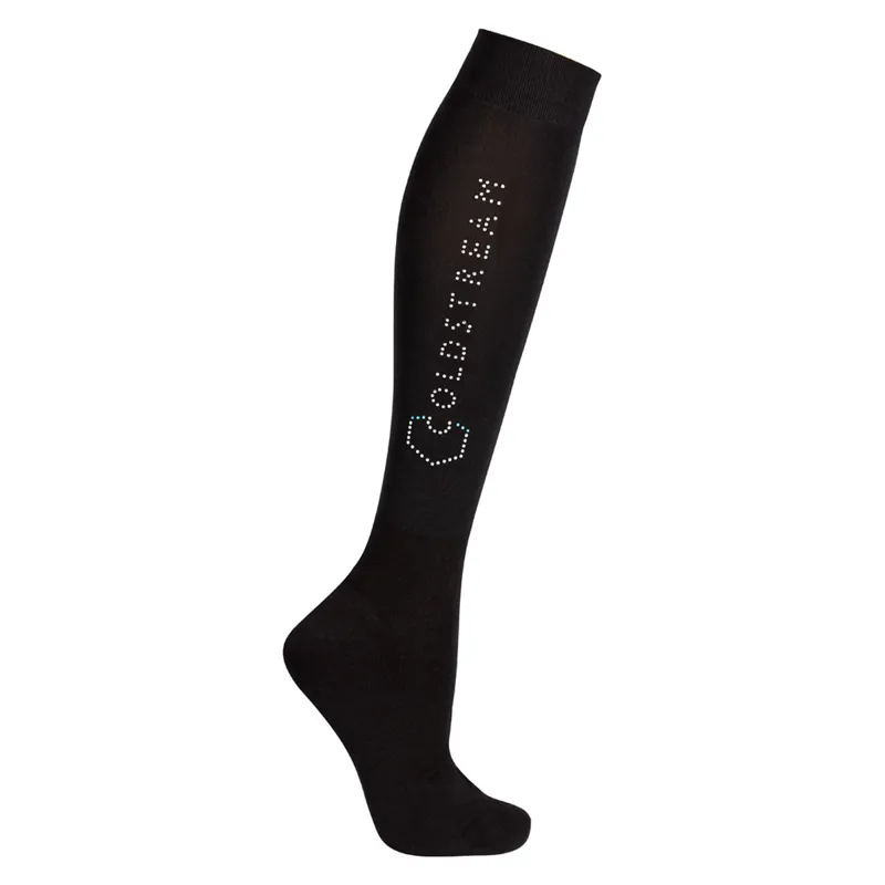 Coldstream Cavers Diamante Socks Adults 4-8 - Black